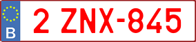 Truck License Plate